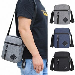 Nouveaux hommes Menger Sac Bandoulière Sacs à bandoulière Hommes Petit Sling Pack pour le travail Busin imperméable Oxford Packs Satchel Purse Q2gg #