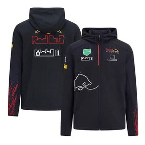 2022 f1 sweatshirt heren race-hoodie met rits nieuw raceteam uniform formule één team sweaterjack