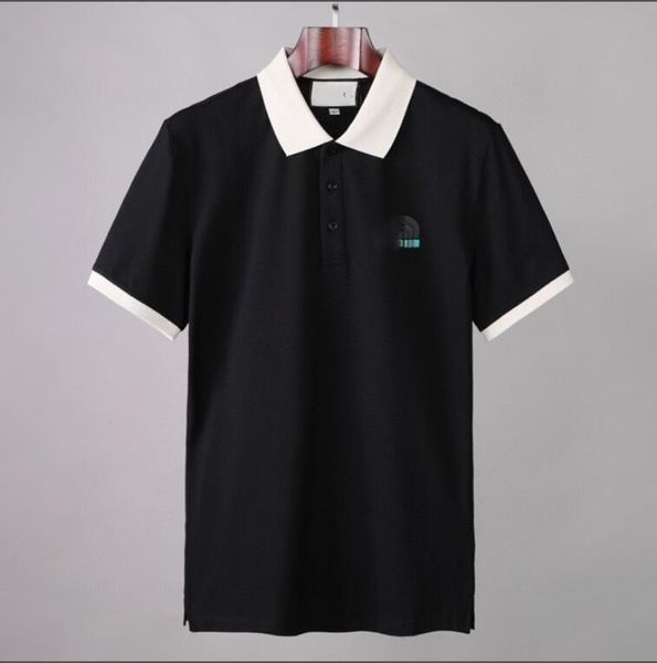 New Men's Polo 100% coton chemise décontractée de sports décontractés à manches courtes T-shirt de luxe