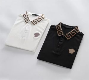 Polo d'été à manches courtes pour hommes, T-shirt ample, couleur unie, demi-manches, style décontracté, hauts pour hommes, taille asiatique M-3XL