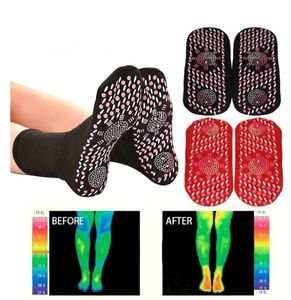 Nuevos calcetines para hombre con autocalentamiento magnético para mujeres y hombres, terapia de viaje con autocalentamiento, cómodo masaje de presión cálido para invierno