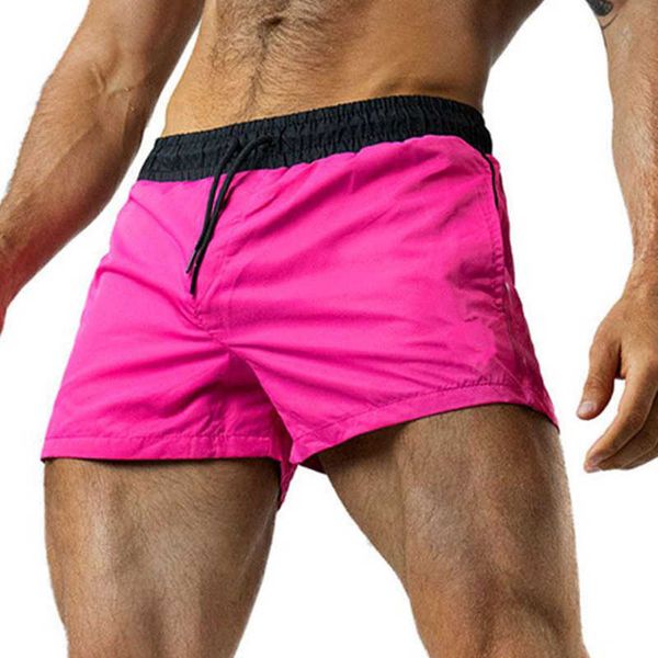 Nouveaux hommes sport séchage rapide non doublé léger élastique poinçon bâton confiture gymnastique course Fitness plage Shorts P230602