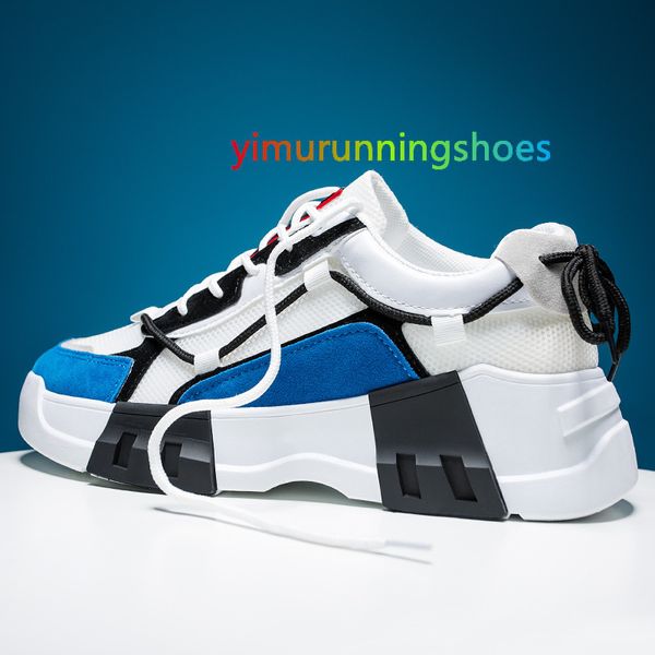 Nouveaux hommes super légers baskets hommes chaussures de course 48 respirant athlétique extérieur chaussures de Sport formateurs à lacets baskets L12