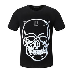 Nieuwe heren t-shirts Phillip Plain Designer Printing PP Skull Diamond T-shirt Korte mouw dollar bruine beren merk o-neck hoge kwaliteit schedels t-shirt streetwear p08