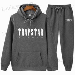 Nuevo chándal para hombres Trapstar Fashion Stowerswear Sportswear Men Ropa Jogging Casual Running Sport Suits Diseñador Pant 2 PCS Sets Ropa de mujer T230814 T230814