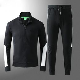 Nouveaux survêtements pour hommes, survêtement 2 pièces décontracté, pantalon, pull, ensemble sweat-shirt de Sport, coupe cintrée, 2023, 2023