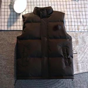 Nouveau gilet pour hommes veste sans manches vers le bas gilet mode hiver pour hommes et femmes manteau décontracté doudoune veste pour hommes gilet manteau taille XS-2xl