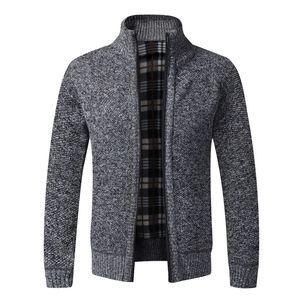 Heren Winter Dikke Business Casual Sweater Coats Cardigan Slim Fit Knitwear Out meter Warm Autumn Jumper M3XL 201221