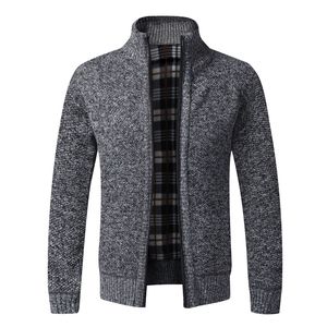 Winterdikbedrijf voor heren Casual Sweater Coats Cardigan Men Slim Fit Gebreide kleding Outswear Warm Autumn Sweater Jumper Men M-3XL 201221