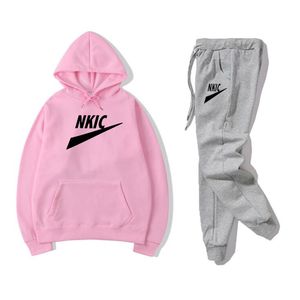 Nouveaux hommes survêtements sport gymnases ensemble tenue décontractée sweats à capuche pantalons 2 pièces vêtements pour hommes musculation mâle sweat costume marque logo imprimer