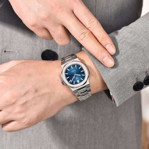 Les nouveaux hommes montrent les montres automatiques pp 5711 super épais 8,3 mm / 9,8 mm 5a Mouvement mécanique automatique de haute qualité Cal.324 Menwatch Mens Montre de Luxe Date Wristwatch 3eho