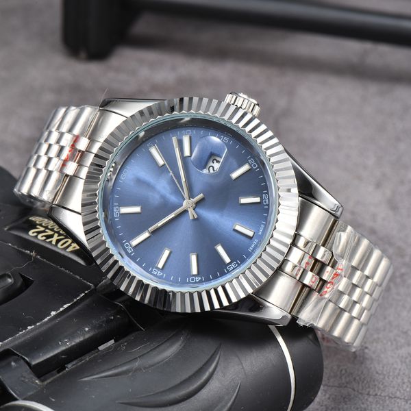 Nouveaux hommes montres montres de haute qualité 36 MM 41 MM LOGO R Quartz calendrier de jour montres montre de créateur hommes avec boîte et montre en verre saphir femmes montre designer