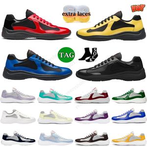 Nouveau Designer Mesh American Cup Low Cuir Robe Chaussures Nylon PVC Lacets Triple Noir Blanc Vert Rose Hommes Femmes Baskets Casual Mocassins Plateforme Baskets