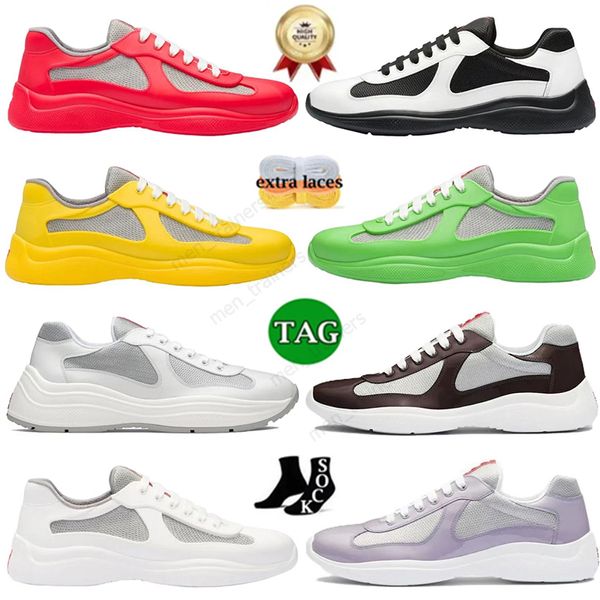 Nuevos hombres Mujeres zapatos casuales Copa estadounidense XL Nylon Nylon Low Pvc Mesh Campus Campus Triple Black White White Suello Diseñador de telas Diseñadores Tamaño de las zapatillas EUR36-46