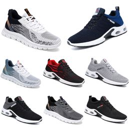 Nouveaux hommes femmes chaussures randonnée course chaussures plates semelle souple noir blanc rouge bleu confortable mode couleur blocage bout rond 622 GAI GAI