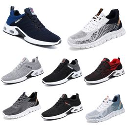 Nouveaux hommes femmes chaussures randonnée course chaussures plates semelle souple noir blanc rouge bleu confortable mode couleur blocage bout rond 67 GAI GAI