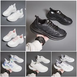 Nouveaux hommes femmes chaussures randonnée course chaussures plates semelle souple mode blanc noir rose bleu confortable sport Z138 GAI