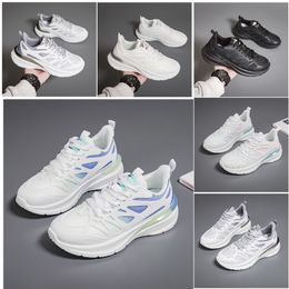 Nouveaux hommes femmes chaussures randonnée course chaussures plates semelle souple mode blanc noir rose bleu confortable sport Z1644 GAI