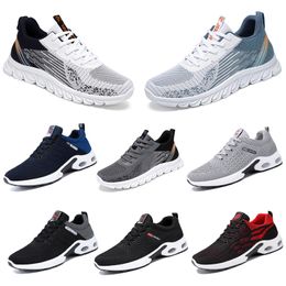 Nouveaux hommes femmes chaussures randonnée course chaussures plates semelle souple mode blanc noir rose bleu confortable sport D17 GAI