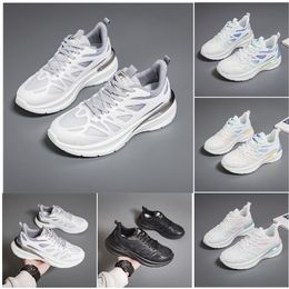 Nouveaux hommes femmes chaussures randonnée course chaussures plates semelle souple mode blanc noir rose bleu confortable sport Z2042 GAI
