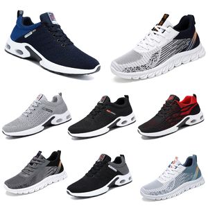 Nouveaux hommes femmes chaussures randonnée course chaussures plates semelle souple noir blanc rouge bleu confortable mode couleur blocage bout rond 66 GAI GAI