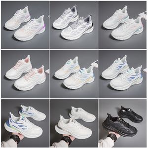 Nouveaux hommes femmes chaussures randonnée course chaussures plates semelle souple mode blanc noir rose bleu sport confortable Z622 GAI