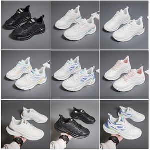 Nuevos zapatos para hombre y mujer, zapatos planos para correr, senderismo, suela suave, moda, blanco, negro, rosa, azul, cómodos deportes Z413 GAI
