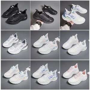 Nouveaux hommes femmes chaussures randonnée course chaussures plates semelle souple mode blanc noir rose bleu confortable sport Z412 GAI