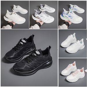 Nouveaux hommes femmes chaussures randonnée course chaussures plates semelle souple mode blanc noir rose bleu confortable sport Z1532 GAI