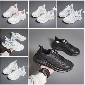 Nouveaux hommes femmes chaussures randonnée course chaussures plates semelle souple mode blanc noir rose bleu confortable sport Z147 GAI