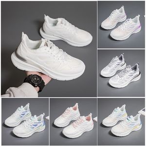 Nuevos zapatos para hombre y mujer, zapatos planos para correr, senderismo, suela suave, moda, blanco, negro, rosa, azul, cómodos deportes Z104 GAI