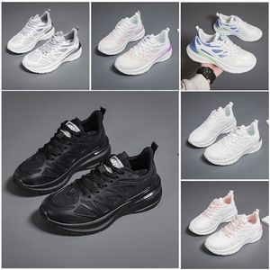 Nouveaux hommes femmes chaussures randonnée course chaussures plates semelle souple mode blanc noir rose bleu confortable sport Z1535 GAI