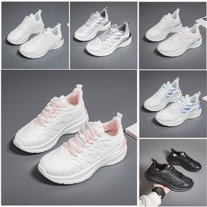 Nouveaux hommes femmes chaussures randonnée course chaussures plates semelle souple mode blanc noir rose bleu confortable sport Z1536 GAI