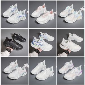 Nouveaux hommes femmes chaussures randonnée course chaussures plates semelle souple mode blanc noir rose bleu confortable sport Z81 GAI