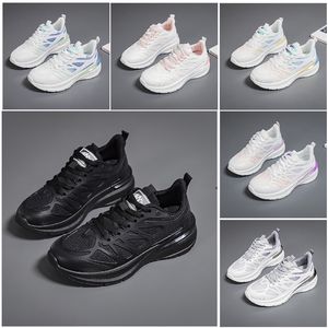 Nouveaux hommes femmes chaussures randonnée course chaussures plates semelle souple mode blanc noir rose bleu confortable sport Z1528 GAI