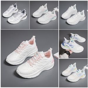 Nouveaux hommes femmes chaussures randonnée course chaussures plates semelle souple mode blanc noir rose bleu confortable sport Z166 GAI