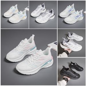 Nouveaux hommes femmes chaussures randonnée course chaussures plates semelle souple mode blanc noir rose bleu confortable sport Z1618 GAI