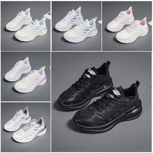Nouveaux hommes femmes chaussures randonnée course chaussures plates semelle souple mode blanc noir rose bleu confortable sport Z1428 GAI