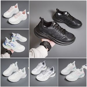 Nouveaux hommes femmes chaussures randonnée course chaussures plates semelle souple mode blanc noir rose bleu confortable sport Z1330 GAI