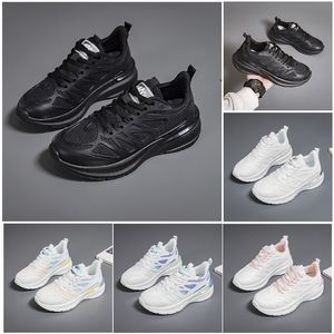 Nouveaux hommes femmes chaussures randonnée course chaussures plates semelle souple mode blanc noir rose bleu confortable sport Z1134 GAI