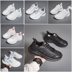 Nouveaux hommes femmes chaussures randonnée course chaussures plates semelle souple mode blanc noir rose bleu confortable sport Z1430 GAI