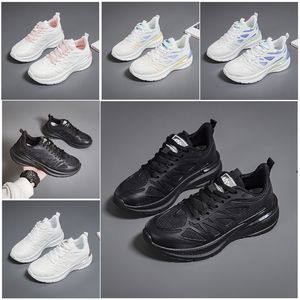 Nouveaux hommes femmes chaussures randonnée course chaussures plates semelle souple mode blanc noir rose bleu confortable sport Z1434 GAI