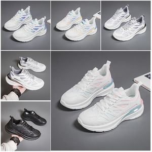 Nouveaux hommes femmes chaussures randonnée course chaussures plates semelle souple mode blanc noir rose bleu confortable sport Z1718 GAI