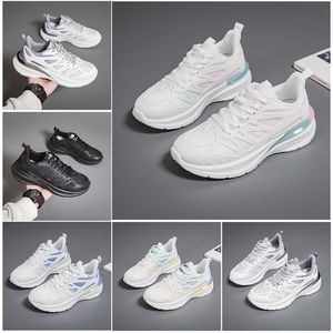 Nouveaux hommes femmes chaussures randonnée course chaussures plates semelle souple mode blanc noir rose bleu confortable sport Z1818 GAI
