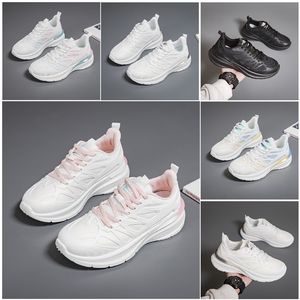 Nouveaux hommes femmes chaussures randonnée course chaussures plates semelle souple mode blanc noir rose bleu confortable sport Z1649 GAI