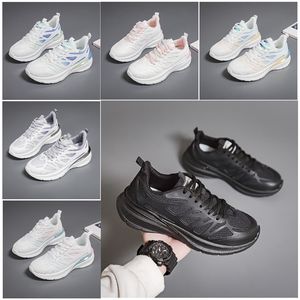 Nouveaux hommes femmes chaussures randonnée course chaussures plates semelle souple mode blanc noir rose bleu sport confortable Z1713 GAI