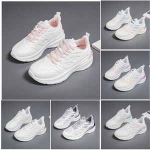 Nuevos zapatos para hombre y mujer, zapatos planos para senderismo y correr, suela blanda a la moda, blanco, negro, rosa, azul, cómodos deportes Z2039 GAI tendencias