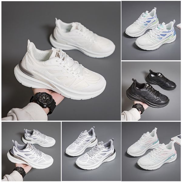 Nouveaux hommes femmes chaussures randonnée course chaussures plates semelle souple mode blanc noir rose bleu confortable sport Z918 GAI