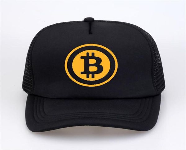 Nouveaux hommes femmes casquette de camionneur chapeau Bit Coin minière drôle casquettes de Baseball été Hip Hop maille Cool casquettes chapeau pour les jeunes C0305267f6511335