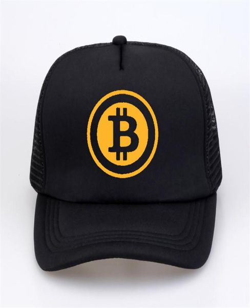 Nouveaux hommes femmes casquette de camionneur chapeau Bit Coin minière drôle casquettes de Baseball été Hip Hop maille Cool casquettes chapeau pour les jeunes C0305267f5726083